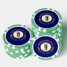 Kentuckian Flag, Flag of Kentucky Pokerchips