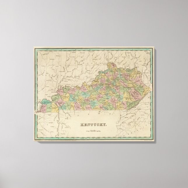 Kentucky 8 leinwanddruck (Vorderseite)