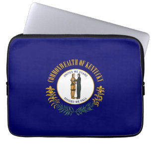 Kentucky: Bluegrass Commonwealth US-Staatsflagge Laptopschutzhülle