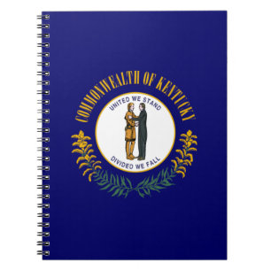 Kentucky: Bluegrass Commonwealth US-Staatsflagge Notizblock