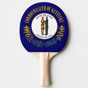 Kentucky: Bluegrass Commonwealth US-Staatsflagge Tischtennis Schläger