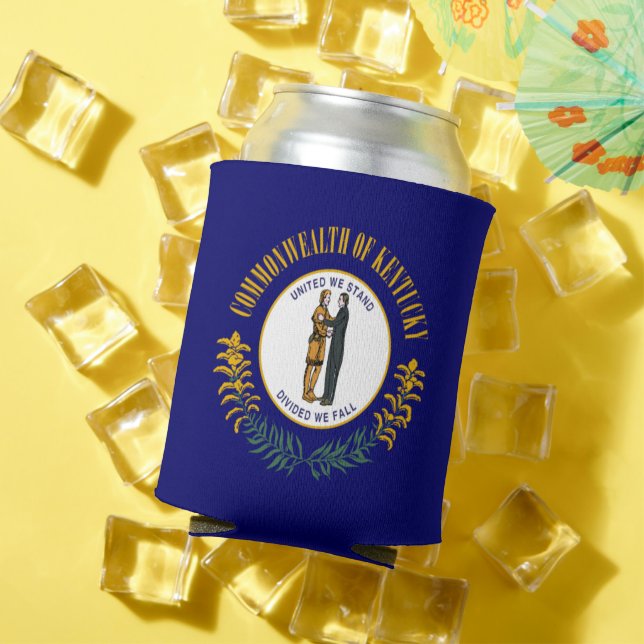 Kentucky: Bluegrass Commonwealth US State Flag Dosenkühler (In Situ Sommer)