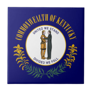 Kentucky: Bluegrass Commonwealth US State Flag Fliese