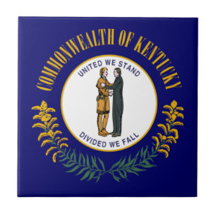 Kentucky: Bluegrass Commonwealth US State Flag Fliese