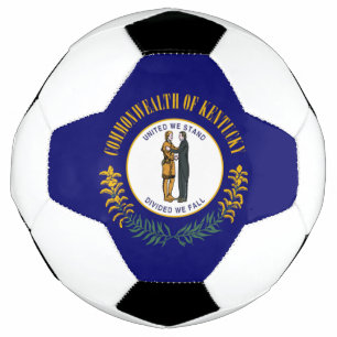 Kentucky: Bluegrass Commonwealth US State Flag Fußball