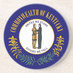 Kentucky: Bluegrass Commonwealth US State Flag Getränkeuntersetzer
