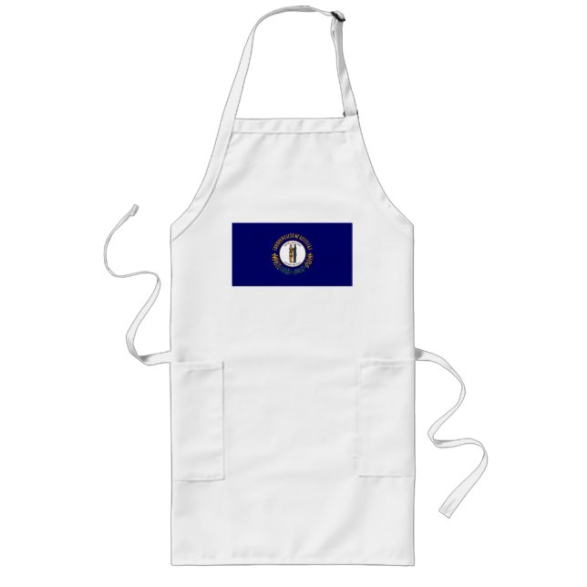 Kentucky: Bluegrass Commonwealth US State Flag Lange Schürze (Vorne)