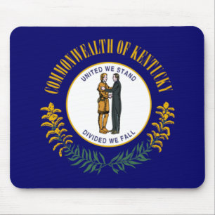 Kentucky: Bluegrass Commonwealth US State Flag Mousepad