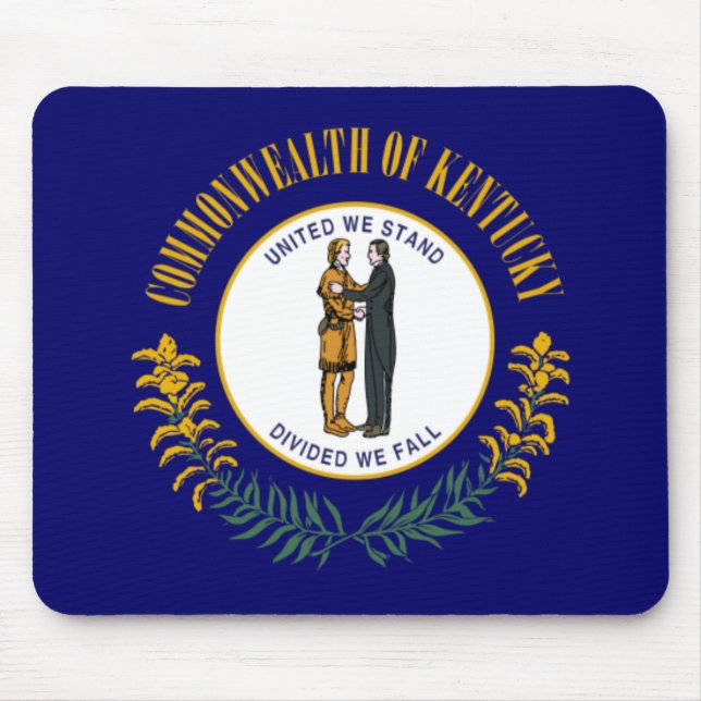 Kentucky: Bluegrass Commonwealth US State Flag Mousepad (Vorne)