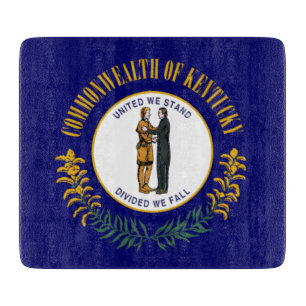 Kentucky: Bluegrass Commonwealth US State Flag Schneidebrett