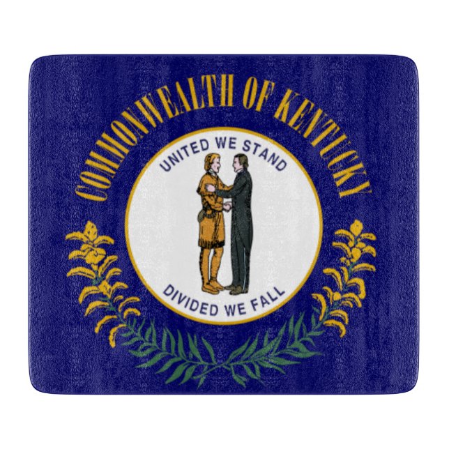 Kentucky: Bluegrass Commonwealth US State Flag Schneidebrett (Vorderseite)