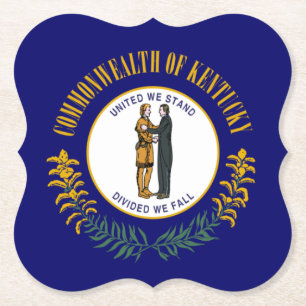 Kentucky: Bluegrass Commonwealth US State Flag Untersetzer