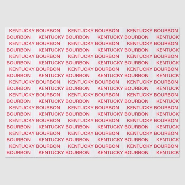KENTUCKY BOURBON SEIDENPAPIER (Vorderseite)