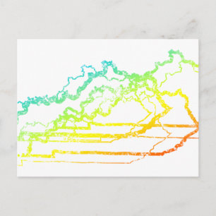 kentucky chill blur postkarte