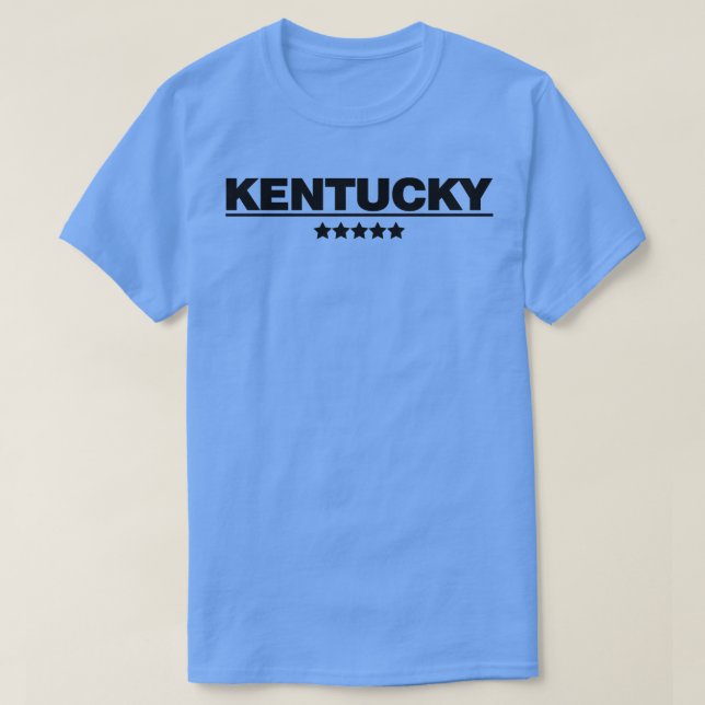 Kentucky City Text BW TShirt (Design vorne)
