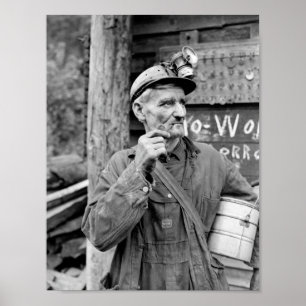 Kentucky Coal Miner - 1946 - Russell Lee Poster