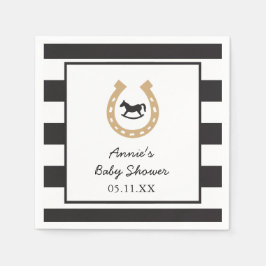 Kentucky Derby Baby Shower Drink Napkins Serviette