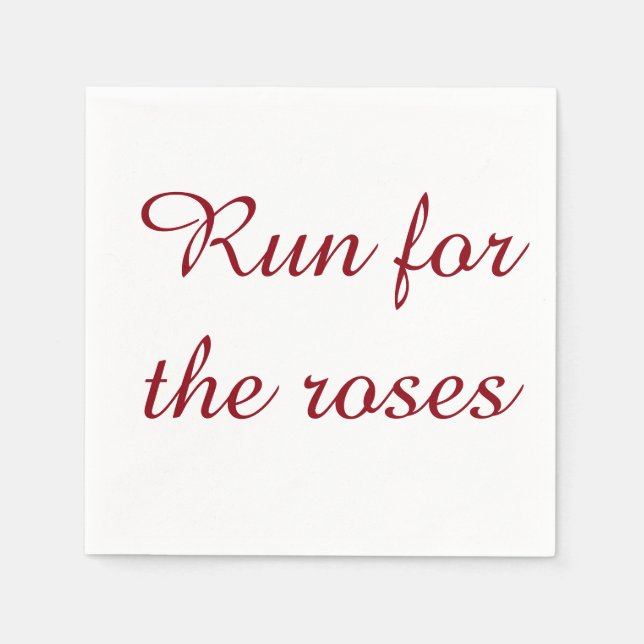 Kentucky Derby Cocktail Servietten (Vorderseite)