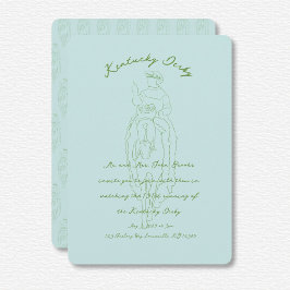 Kentucky Derby Einladung