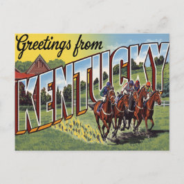 Kentucky Derby Horse Racing Postkarte