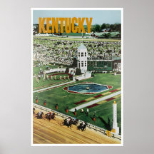 Kentucky Derby Poster Reise Kunst Reiten
