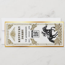 Kentucky Derby VIP-Ticket-Einladungsvorlage