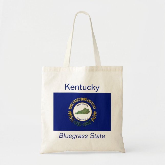 Kentucky Flag Bag Tragetasche (Vorne)