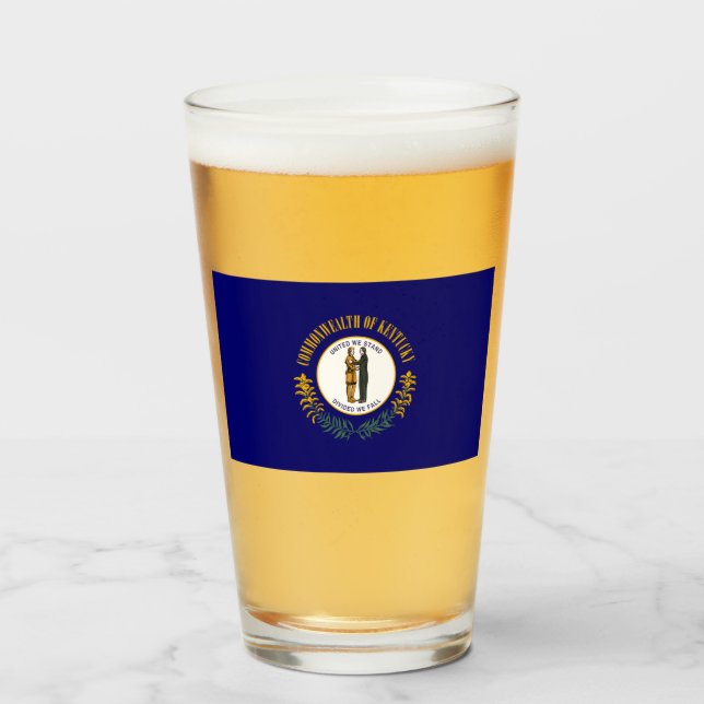 KENTUCKY FLAG GLAS (Vorne (Gefüllt))