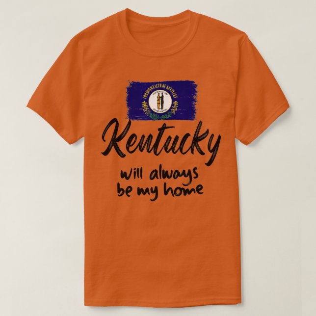 Kentucky Flag Kentuckian Kentucky Flag Staatsstolz T-Shirt (Design vorne)