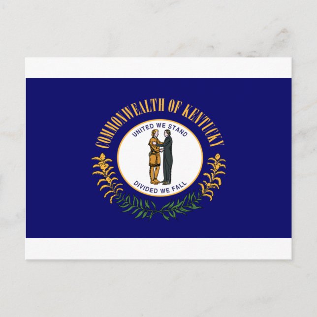 Kentucky Flag Postkarte (Vorderseite)
