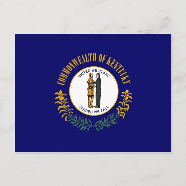 Kentucky Flag Postkarte (Vorderseite)