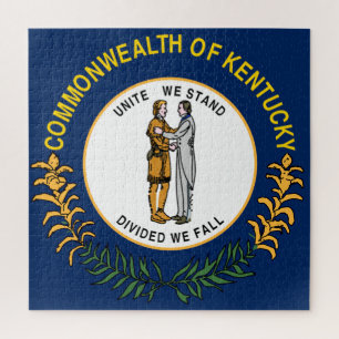 Kentucky-Flagge Puzzle