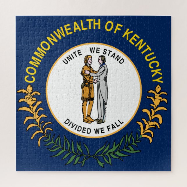 Kentucky-Flagge Puzzle (Vertikal)