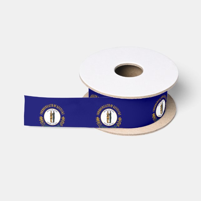 Kentucky-Flagge Satinband (Spule)