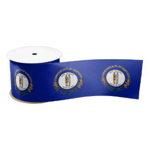 Kentucky-Flagge Satinband