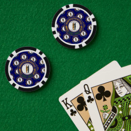Kentucky-Flagge & Siegel, Kentucky Pokerchips