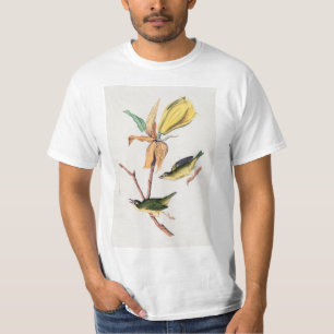 Kentucky-Fliegenschnäpper-Warbler-Vögel-Illustrati T-Shirt