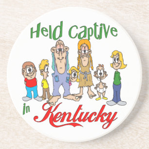 Kentucky Funny Trailer Park Sandstone Untersetzer