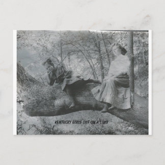 Kentucky Girls auf einem Limb Postkarte