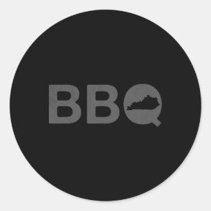 Kentucky Grillen Staatsstolz Food Runder Aufkleber