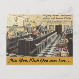 Kentucky, Halfway House, Williamstown Postkarte