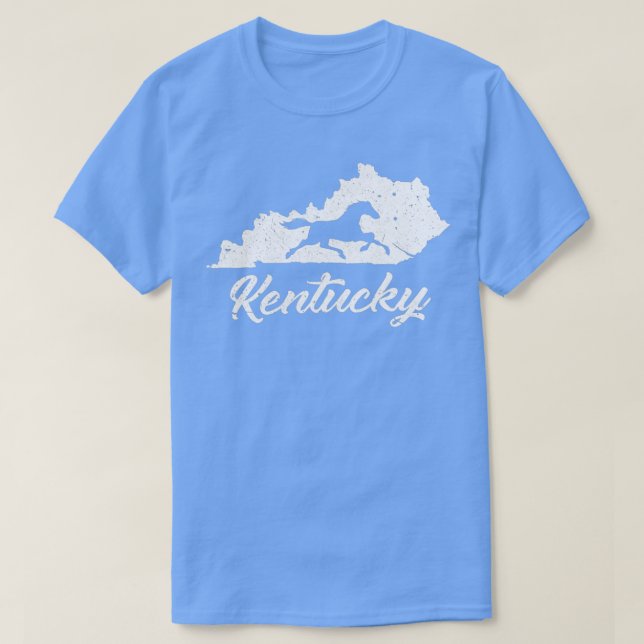 Kentucky Horse Park I Map State Horse Racing T-Shirt (Design vorne)