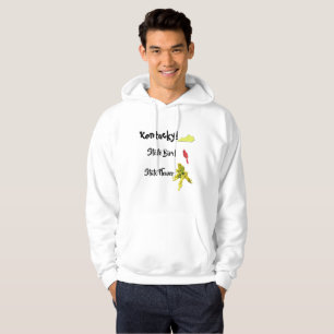 Kentucky Karte Staatsvogel und -blume Hoodie