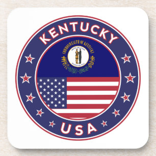 Kentucky, Kentucky, Kentucky, Kentucky-Aufkleber, Getränkeuntersetzer