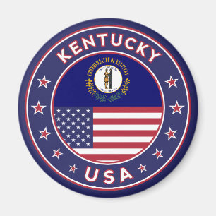 Kentucky, Kentucky, Kentucky, Kentucky-Aufkleber, Magnet