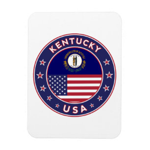Kentucky, Kentucky, Kentucky, Kentucky-Aufkleber, Magnet
