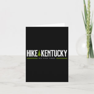 Kentucky Ky Red River Gorge Wanderung Tree Retro G Karte