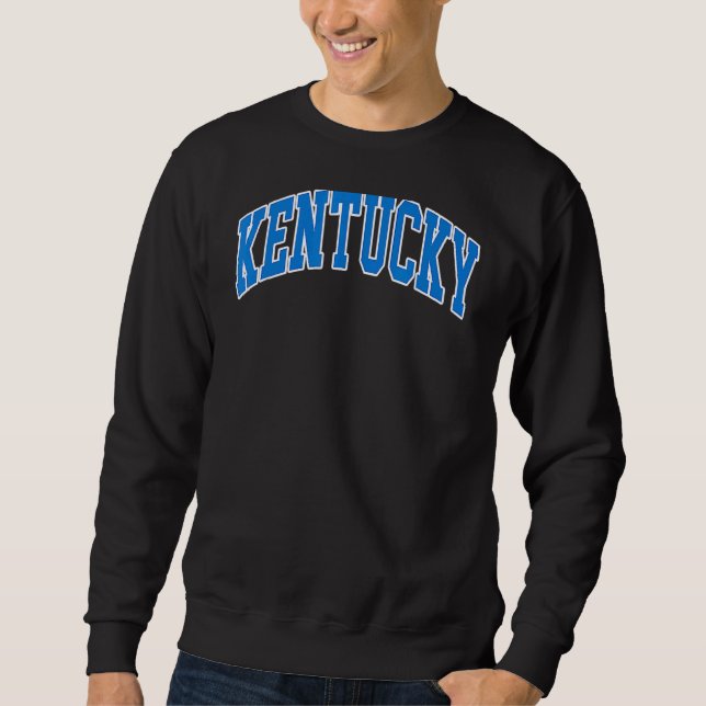Kentucky Ky Throwback Sporty Classic Sweatshirt (Vorderseite)