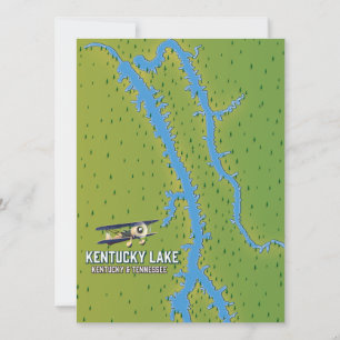 Kentucky Lake USA Karte