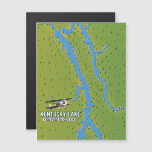 Kentucky Lake USA Magnetkarte